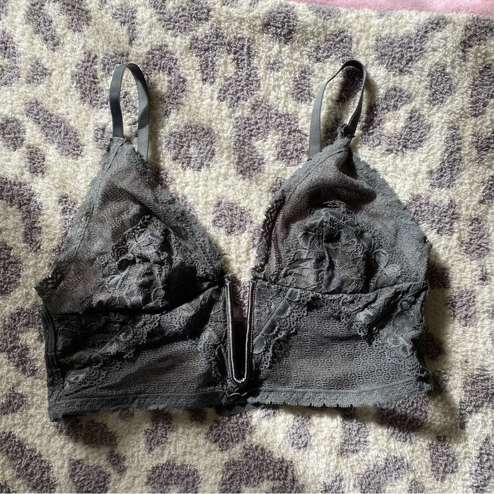 Grey bralette top